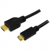 HDMI-Kabel LogiLink CH0023 2m HDMI Typ A auf Typ C Schwarz