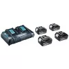 MAKITA Netzteil KIT 18V (BL1850Bx4+DC18RD) MAKPAC