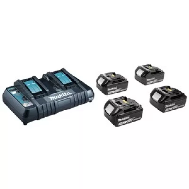 MAKITA Netzteil KIT 18V (BL1850Bx4+DC18RD) MAKPAC
