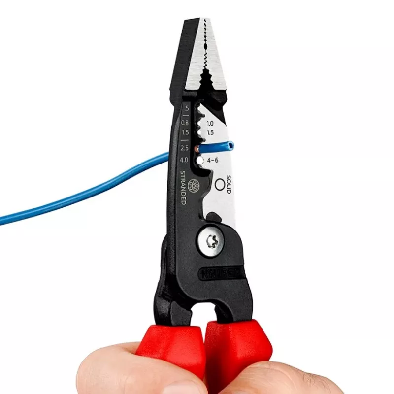 Knipex 13 72 200 ME Abisolierzange Schwarz, Blau, Rot, Edelstahl