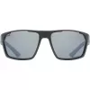 Polarisierte Sonnenbrille Uvex Sportstyle 233 P - Schwarz matt/Litemirror Silber