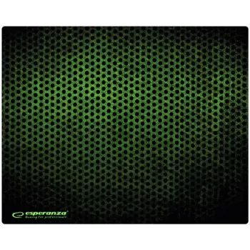 Mauspad ESPERANZA EGP102G — Gaming-Gummimatte 300×240 mm, 3 mm, grün/schwarz, rutschfest