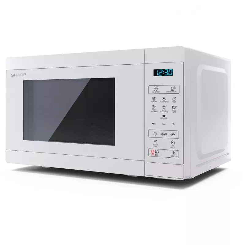 Sharp | Mikrowellenherd | YC-MS02E-C | Frei stehend | 800 W | Weiß