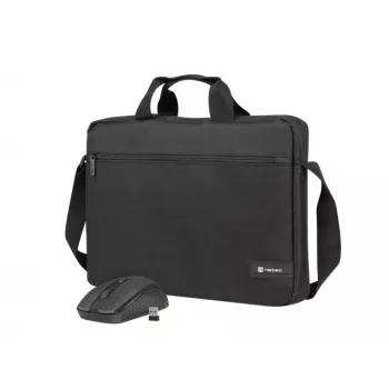 Aktentasche NATEC Wallaroo 39,6 cm (15,6 Zoll) — Polyester-Laptop-Aktentasche, geeignet für 15,6-Zoll-Bildschirme, Schwarz