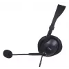 Kabelgebundenes binaurales Gaming-Headset IBOX W1MV — ohrumschließend, 3,5 mm, 2 m Kabel, Bügelmikrofon