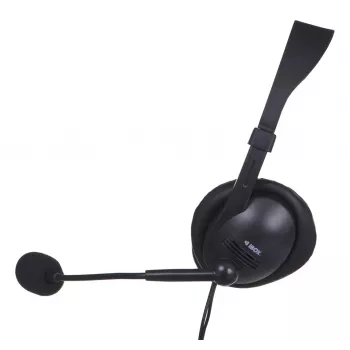 Kabelgebundenes binaurales Gaming-Headset IBOX W1MV — ohrumschließend, 3,5 mm, 2 m Kabel, Bügelmikrofon