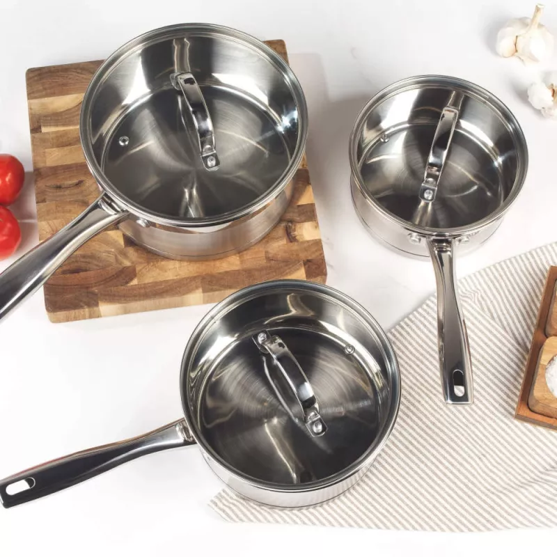 Kochtopfset Salter 3-teilig Antihaft-Töpfe BW06734EU7