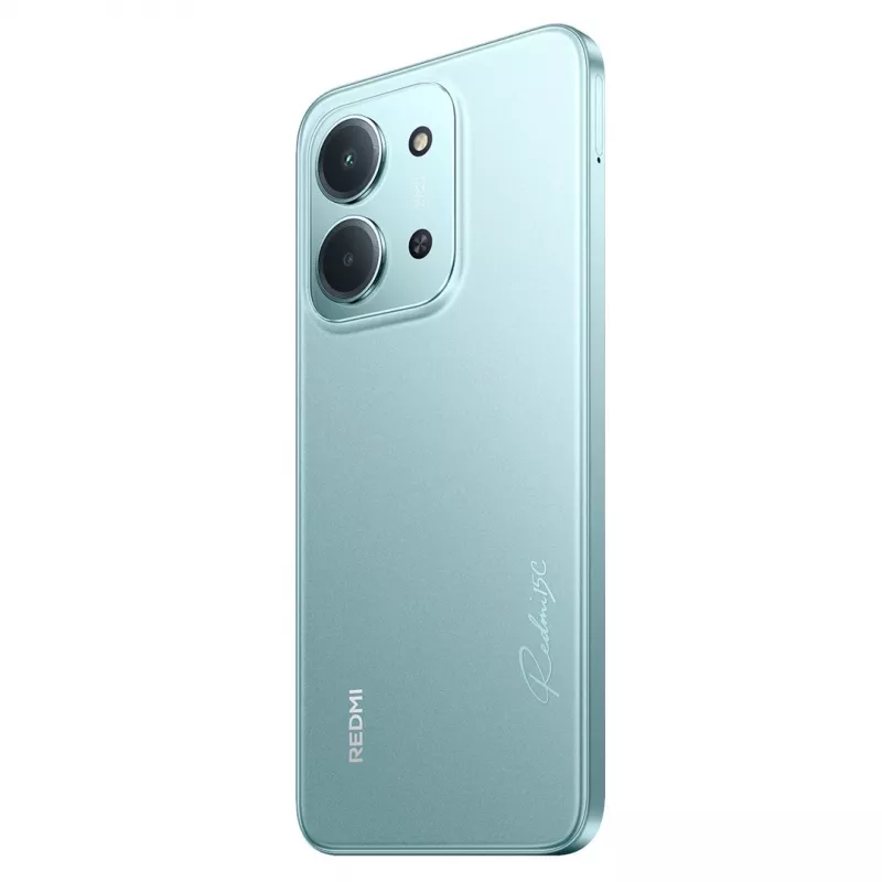 Smartphone Xiaomi Redmi 15C 6,9 Zoll 4 GB RAM 128 GB Speicher Mintgrün, 6000 mAh, 50 MP Rückkamera, Helio G81-Ultra