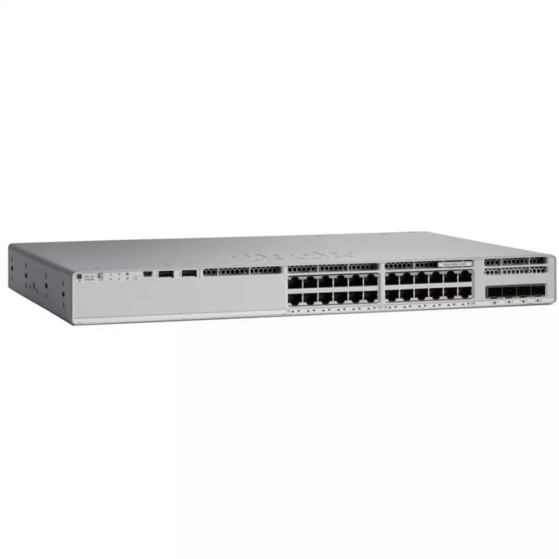 Cisco - Catalyst 9200 - Network Advantage - Switch - L3 - Smart - 24 x 10/100/1000 (PoE+) rackmontierbar