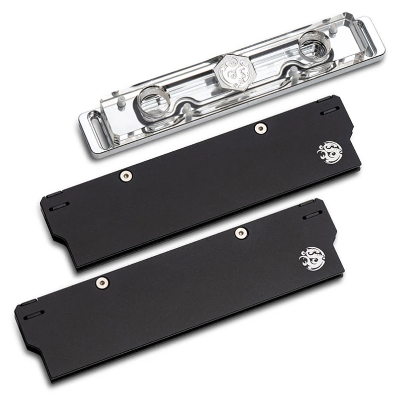 Bitspower Memory Cooler, DDR5, transparent doppelseitig - 2 DIMMS