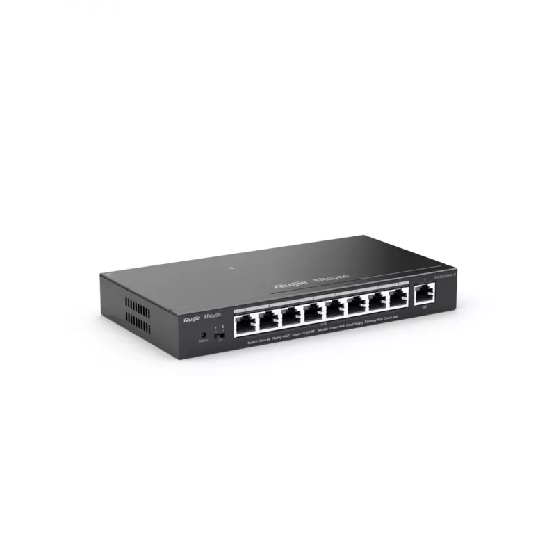 Ruijie Networks RG-ES209GC-P Netzwerk-Switch Managed Gigabit Ethernet (10/100/1000) Power over Ethernet (PoE) Schwarz