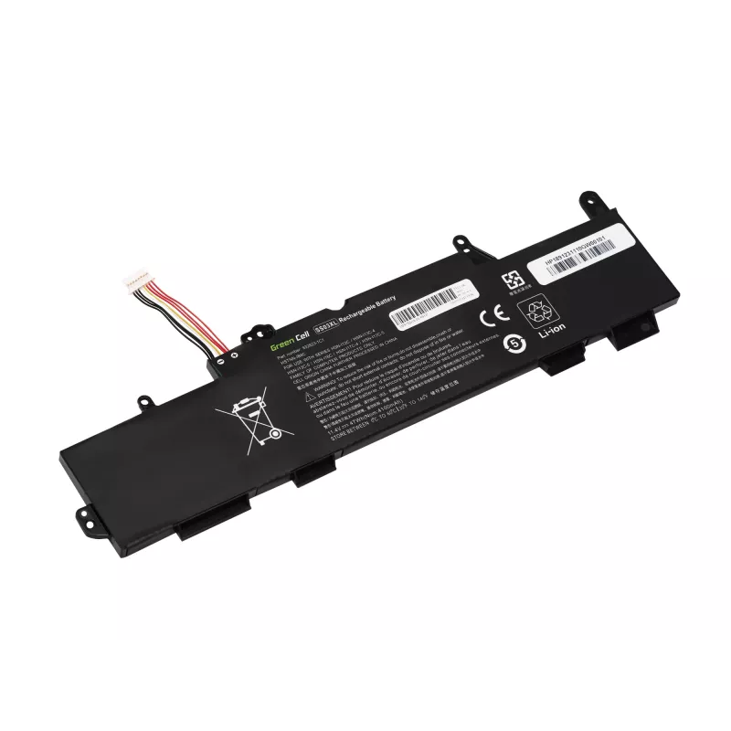 Notebook-Akku Grün Cell SS03XL für HP EliteBook 735 830 840 G5/G6 11,4 V 4100 mAh