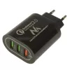 USB-Wandladegerät MACLEAN MCE479B — 3x USB-Anschlüsse, 18W Gesamtleistung, kompakt