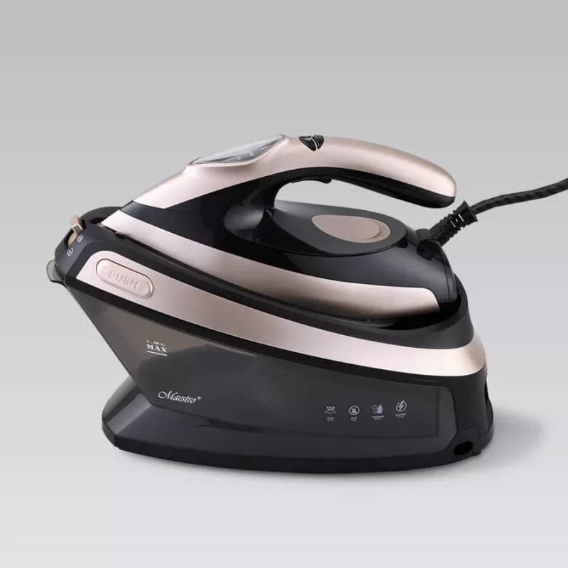 Maestro MR-320C Dampfbügelstation 2400 W 1,5 L Keramiksohle Schwarz, Roségold