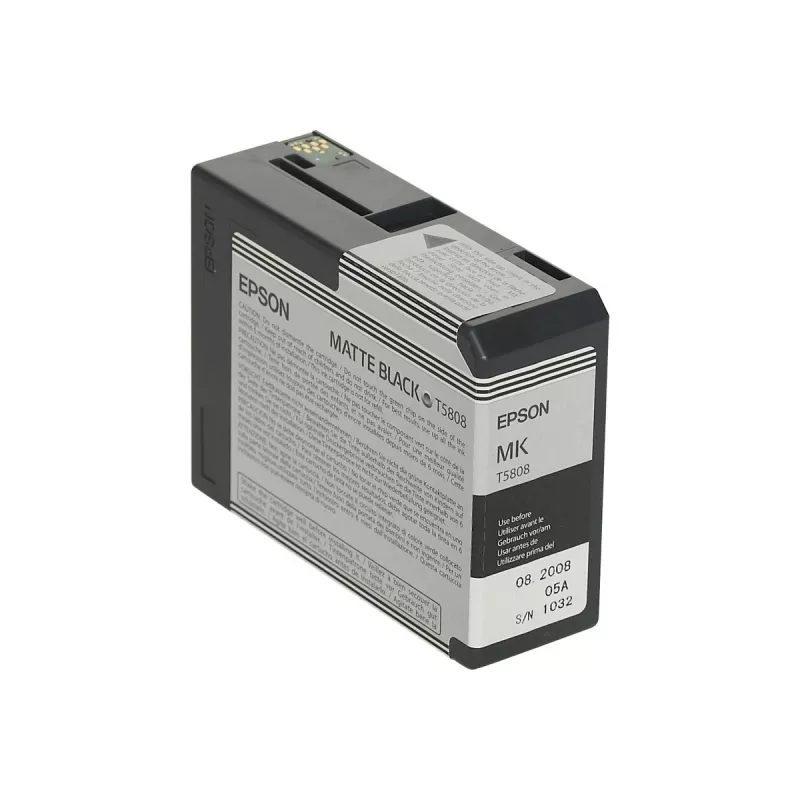 Tintenpatrone Epson C13T5808 Mattschwarz — Original Epson Patrone, mattschwarz