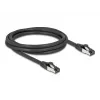 Netzwerkkabel DeLOCK 80572 RJ-45 Cat8.1 2 m Schwarz