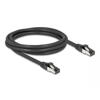 Netzwerkkabel DeLOCK 80572 RJ-45 Cat8.1 2 m Schwarz
