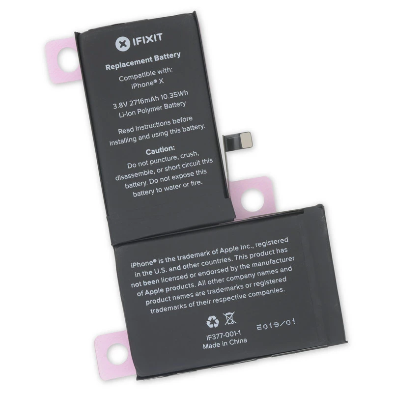 iFixit iPhone X Akku-Reparaturset