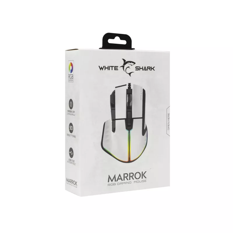 White Shark GM-9006 MARROK Weiß RGB / 12.000 dpi