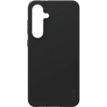 PanzerGlass CARE Displayschutzglas von modische Hülle für Samsung Galaxy S24 FE – schwarzer Rahmen