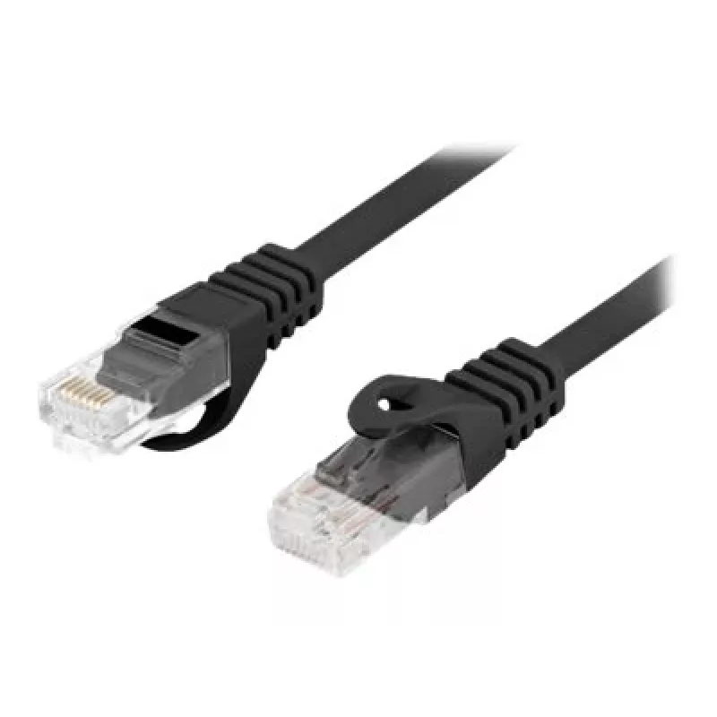 Netzwerkkabel LANBERG PCU6-10CU-0025-BK Cat6 F/UTP RJ-45 0,25 m Schwarz