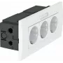 OBO Bettermann Steckdoseneinheit SDE-RW D0RT3B Modul 45 3-fach 84x185x59mm (6119435)