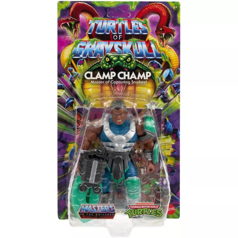 Action-Figur MATTEL MotU Origins Clamp Champ JBN05 – Sammlerstück, Einzelfigur