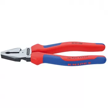 KNIPEX 02 02 200 - Kontrollzange - Stahl - Kunststoff - Blau/Rot - 20 cm - 342 g
