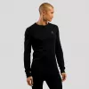Odlo BL TOP Rundhalsausschnitt langarm ACTIVE WARM ECO Herren-T-Shirt, Größe M, schwarz