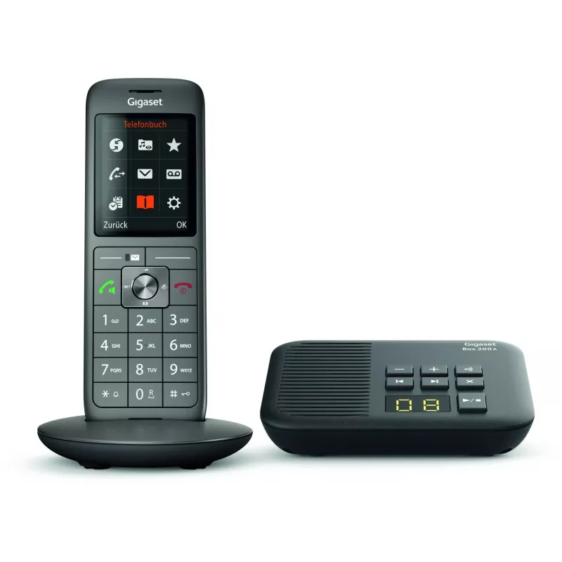 DECT-Telefon Gigaset CL660A Anthrazit Schwarz