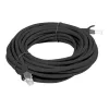 LANBERG Netzwerkkabel Cat6 U/UTP RJ-45 auf RJ-45, 5 m, schwarz, CCA-Leiter, 250 MHz, 26 AWG