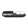 Belkin WIZ021VFBK – 2-in-1 kabellose Ladestation mit Qi2-Technologie 15 W, Schwarz