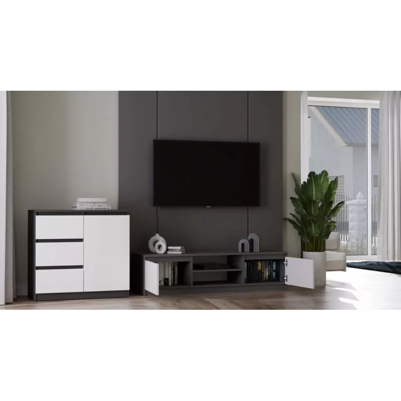 RTV 140 MALWA ANTHRACITE/Weiß
