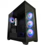 LC-Power Gehäuse MidiTower 715B schwarz USB3.2/Audio o.Netzteil SEAMLESS_X (LC-715B-ON)