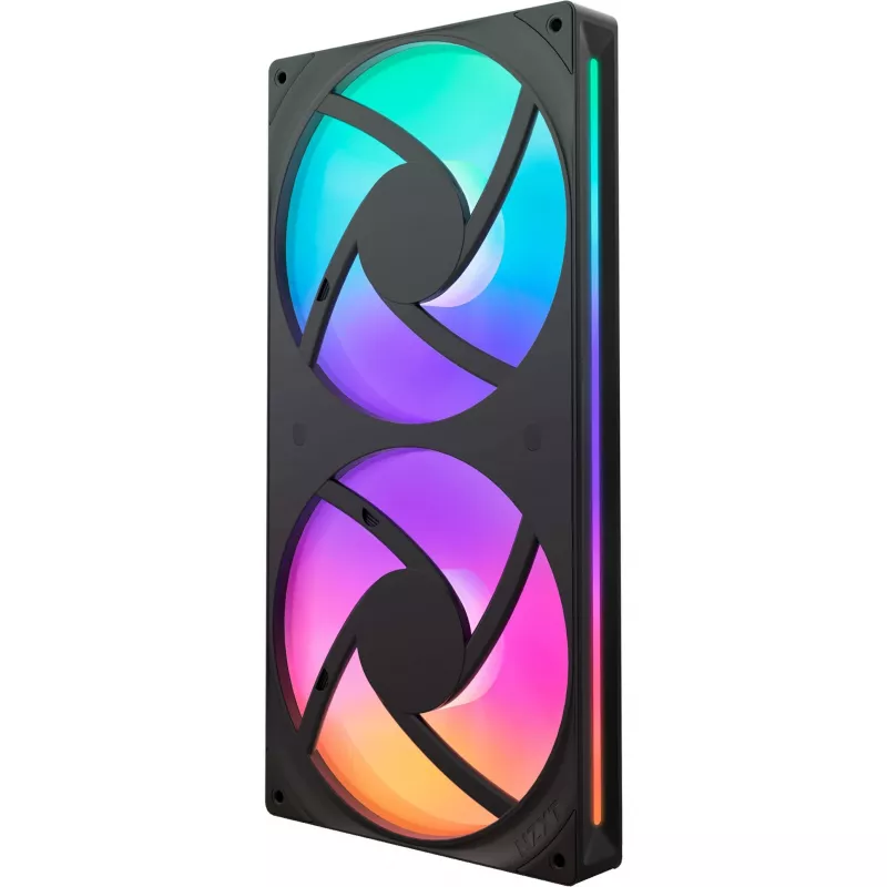 NZXT F280 RGB Core 140mm ARGB PWM 2er-Pack Schwarz