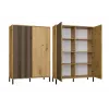 KAMARO 2DD schlank/GŁ Eiche ARTISAN DISPLAY CABINET