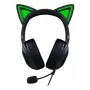 Kraken Kitty V2 - Schwarz, Gaming-Headset, Kitty-Ohren, Stream-Reaktive Beleuchtung, HyperClear-Kardioidmikrofon, 40-mm-TriForce-Treiber, integriertes Mikrofon in den Ohrmuscheln, Razer Chroma RGB (Ohr und Ohrmuscheln), Surround Sound: Nur verfügbar unter