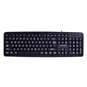 Esperanza EK129 Tastatur USB QWERTY UK Englisch Schwarz