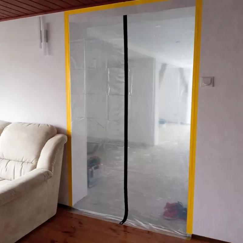 Staubschutztür Renovierung Xxl, Staubvorhang 230X135 gerade