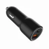 Auto-Ladegerät für Mobilgeräte Gembird TA-UC-AC2PDQC38-CAR-01, USB-C, 38 W, 12–24 V, schwarz