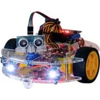 Joy-it Roboter Micro:Bit JoyCar Fertiggerät MB-Joy-Car-set4 (MB-Joy-Car-set4)