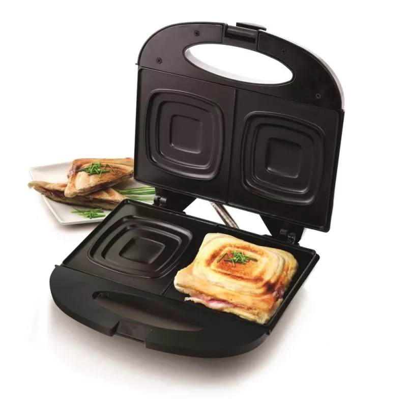 Esperanza Titanum Pizzaiola TKT005K Sandwichmaker, 700 W, schwarz