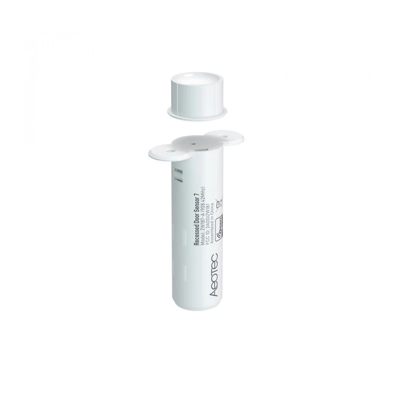 Einbautürsensor AEOTEC Recessed Door Sensor 7 Z-Wave Plus V2 Weiß — versenkbarer Kontaktsensor für Türen/Rahmen