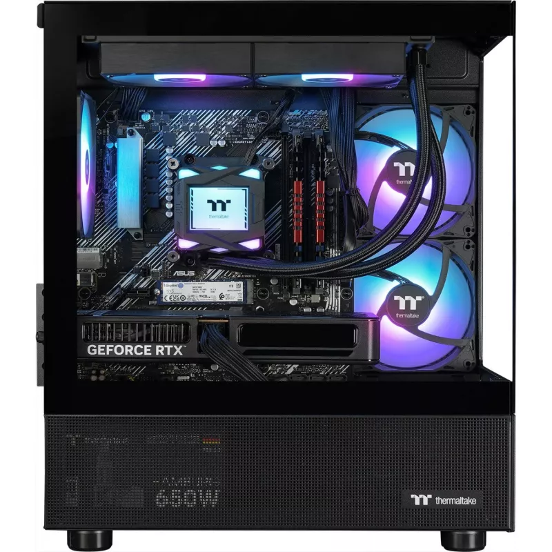 FTW V170A 5060Ti Schwarz, Gaming-PC schwarz/transparent, Windows 11 Home