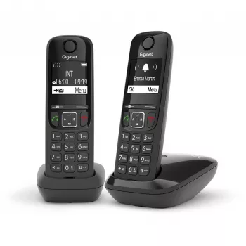 Gigaset AS690 Duo schwarz int.