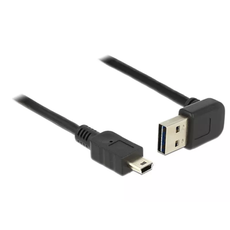 USB-Kabel DeLOCK 1 m USB 2.0-A auf Mini-USB B Schwarz