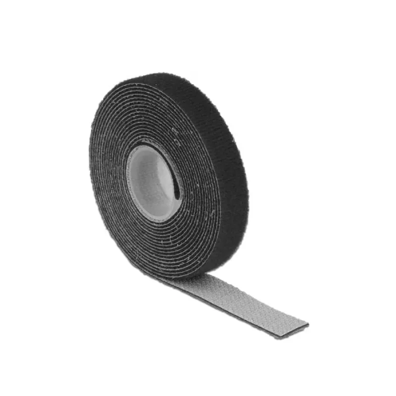 Klettband DeLOCK 18710 Schwarz 1 Stück