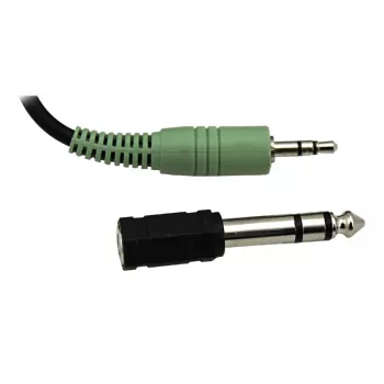Kopfhörer ESPERANZA EH120 — kabelgebunden ohrumschließend, Kopfbügel, 2 m Kabel, 3,5 mm Adapter, Schwarz