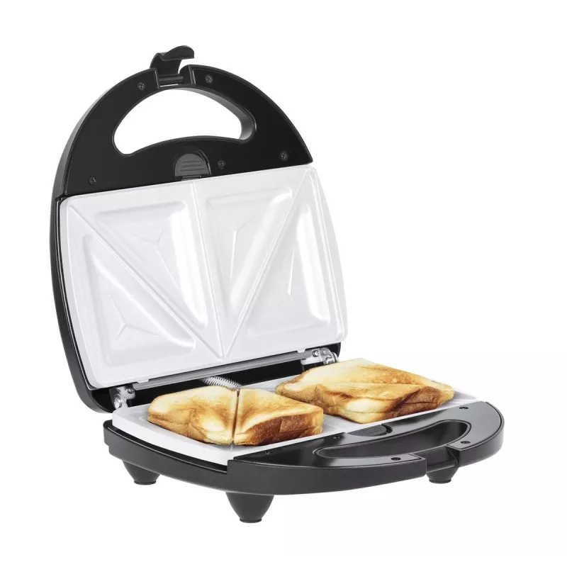 Sandwich Maker Teesa TSA3221 800 W Schwarz Edelstahl
