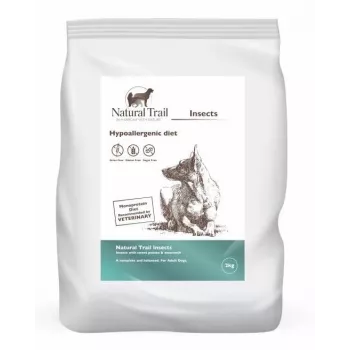 NATURAL TRAIL Premium Insects - Trockenfutter für Hunde - 2 kg